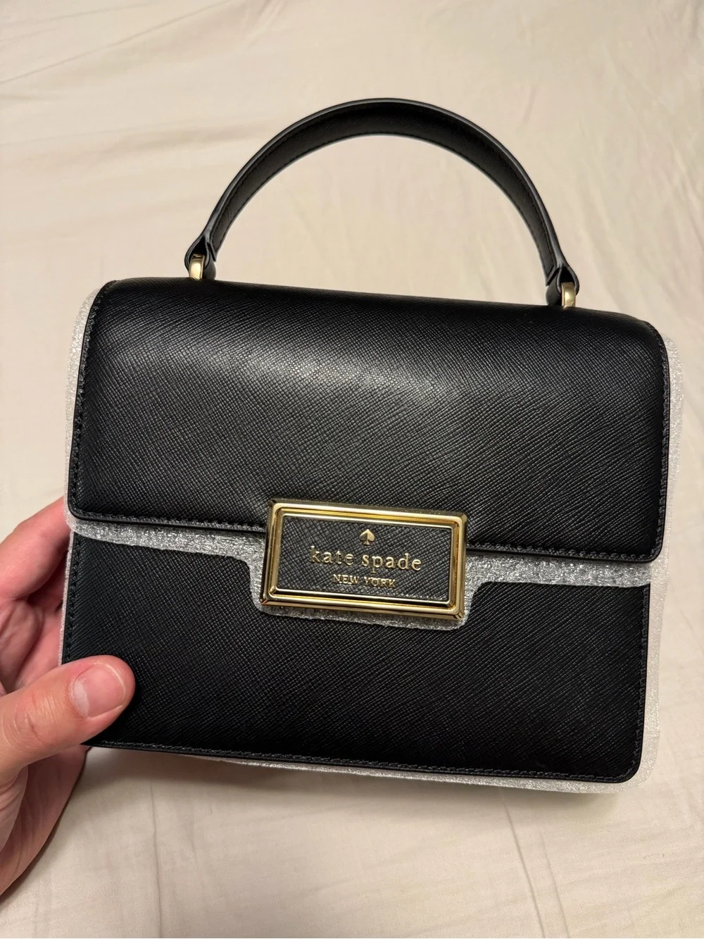 Kate Spade New York Reegan Top Handle Crossbody NWT Black